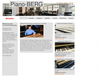 piano-berg.de Webseite Vorschau