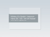 koehler-co.de Webseite Vorschau