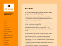 kolping-seligenstadt.de Webseite Vorschau