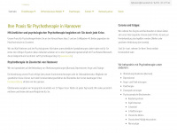 psychotherapeutische-praxis-hannover.de Webseite Vorschau
