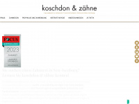 koschdon.de Webseite Vorschau