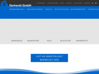 gerhardt-gmbh.de Webseite Vorschau