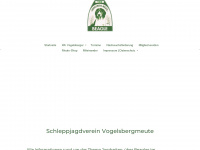 vogelsberg-meute.de Webseite Vorschau