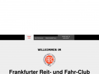 frankfurter-reit-und-fahrclub.de Webseite Vorschau