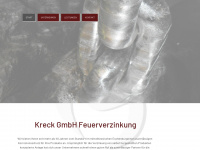 kreck-feuerverzinkung.de Webseite Vorschau