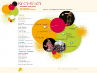 krickkrack-theater.de Webseite Vorschau