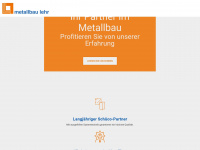 metallbau-lehr.de Webseite Vorschau