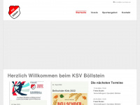ksv-boellstein.de Webseite Vorschau