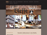 bleffe.net Webseite Vorschau
