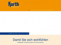 kurth-haustechnik.de Webseite Vorschau