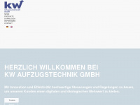 kw-aufzugstechnik.com Webseite Vorschau
