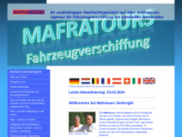 mafratours.eu Webseite Vorschau