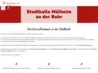 stadthalle-muelheim.de Webseite Vorschau