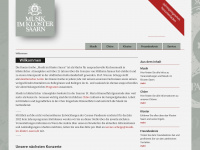 musik-im-kloster-saarn.de Webseite Vorschau
