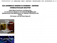 lehmbruckmuseum.de Webseite Vorschau