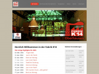 fabrik-k14.de Webseite Vorschau