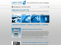 lock-tec.de Webseite Vorschau