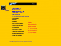lothar-friedrich.de Webseite Vorschau