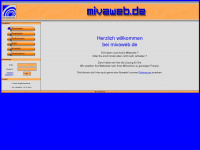 mivaweb.de Webseite Vorschau