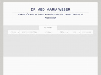 lungenarzt-maria-weber.de Webseite Vorschau