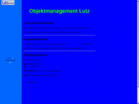 objektmanagement-lutz.de Webseite Vorschau