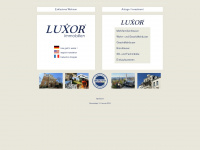 luxor.de Webseite Vorschau