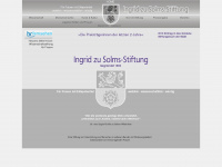ingrid-zu-solms-stiftung.de Webseite Vorschau