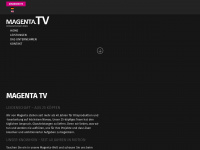 magenta-tv.de Webseite Vorschau