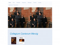 collegium-cantorum-merzig.de Webseite Vorschau