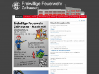 feuerwehr-zellhausen.de Webseite Vorschau