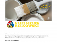 maler-belkowski.de Webseite Vorschau