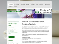 marbach-apotheke.de Webseite Vorschau