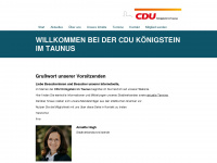 cdu-koenigstein.de Webseite Vorschau