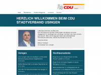 cdu-usingen.de Webseite Vorschau