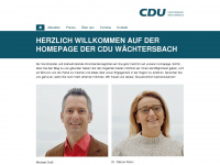 cdu-waechtersbach.de Webseite Vorschau