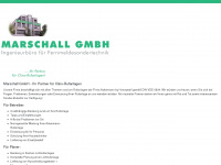 marschall-gmbh.de Webseite Vorschau