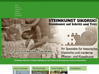 steinkunst-sikorski.de Webseite Vorschau
