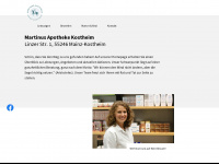 martinus-apotheke-kostheim.de Webseite Vorschau