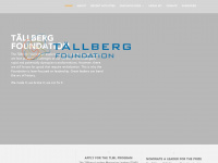 tallbergfoundation.org Webseite Vorschau