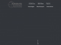 mbs-cnc.de Webseite Vorschau