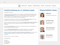 anaesthesie-update.com Webseite Vorschau