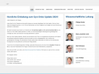 gyn-onko-update.com Webseite Vorschau