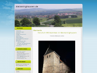 meineringhausen.de Webseite Vorschau