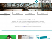 metropress.de Webseite Vorschau