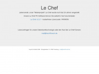 le-chef.de Webseite Vorschau