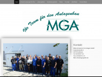 mga-gmbh.de Webseite Vorschau