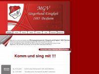 mgv1885dexheim.de Webseite Vorschau