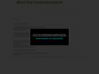micro-dos.de Webseite Vorschau