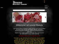 mineral-bosse.de Webseite Vorschau