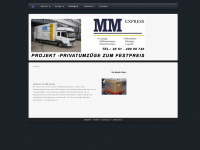 mm-express.de Webseite Vorschau